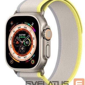Siksniņa Dux Ducis  Sport Velcro Strap for Apple Watch 9 / 8 / 7 / 6 / SE / 5 / 4 / 3 / 2 / 1 (38, 40, 41 mm) Yellow