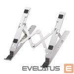 Turētāji un statīvi iLike  STM1 Metal Foldable Notebook (10-17.3 Silver