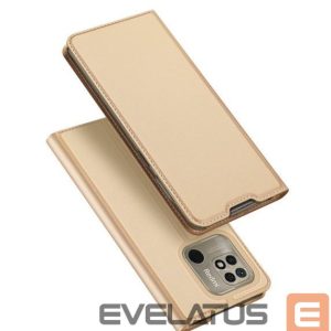 Atveramie maciņi Dux Ducis Xiaomi Redmi 10C Skin Pro Flip Case Gold