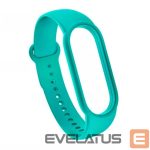 Siksniņa iLike  Silicone Strap Mi Band 5 / 6 / 7  (18x250mm) Turquoise