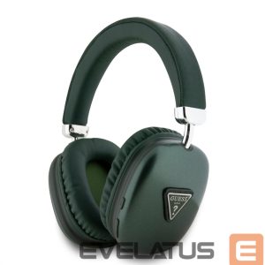 Bezvadu austiņas Guess  Headphones BT Saffiano Metallic Triangle Logo Khaki