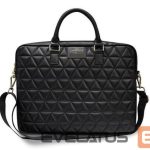 Portatīvo datoru soma Guess  Guess Quilted bag for a 16" laptop - black 