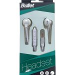 Vadu austiņas -  BULLET Earphones 3.5mm, 120 cm. White