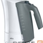 Tējkanna Braun  WK 300 Standard kettle, 2200 W, 1.7 L, Plastic, White, 360° rotational base 