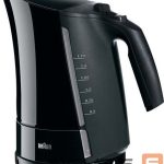 Tējkanna Braun  WK 300 Standard kettle, Plastic, Black, 2200 W, 360° rotational base, 1.7 L 