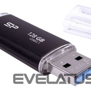 Zibatmiņa Silicon power  USB 3.1 Flash Drive Blaze B02 128 GB, USB 3.2 Gen 1/USB 3.1 Gen 1/USB 3.0/USB 2.0, Black 