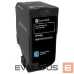 Aksesuāri un izejmateriāli LEXMARK  CS72x Cyan Standard Yield Toner Cartridge  74C0S20 7000 pages 