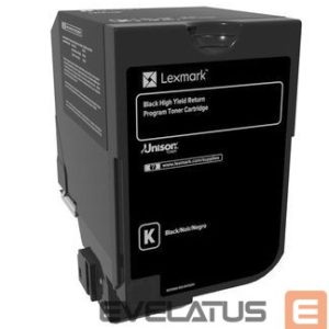 Aksesuāri un izejmateriāli LEXMARK  20K Black Return Program Toner Cartridge (CS720, CS725) 