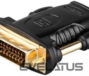 Parveidotājs Goobay  68931 HDMI /DVI-D adapter, gold-plated 