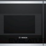 Mikroviļņu krāsns Bosch  Microwave Oven BFL523MS0 20 L, Retractable, Rotary knob, Touch Control, 800 W, Stainless steel/ black, Built-in, Defrost function 