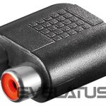 Cita datorprece Goobay  RCA adapter AUX jack 3.5 mm male to 2 stereo female 11604 