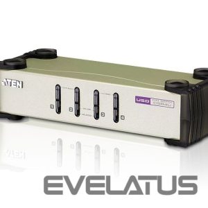 Serveru  - Citi piederumi Aten  4-Port PS/2-USB VGA KVM Switch 