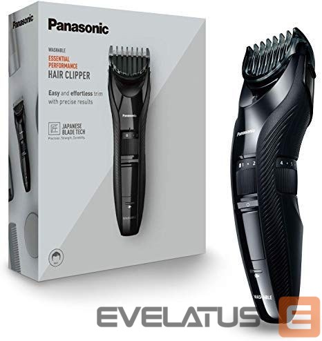 Matu trimmeris Panasonic Hair clipper ER-GC53 Corded/ Cordless, Wet & Dry, Number of length steps 19, Step precise 0.5 mm, Black