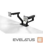 TV kronšteini Dell  Dual Monitor Arm Desk Mount, MDA20, 19-27 ", Maximum weight (capacity) 10 kg, Black 