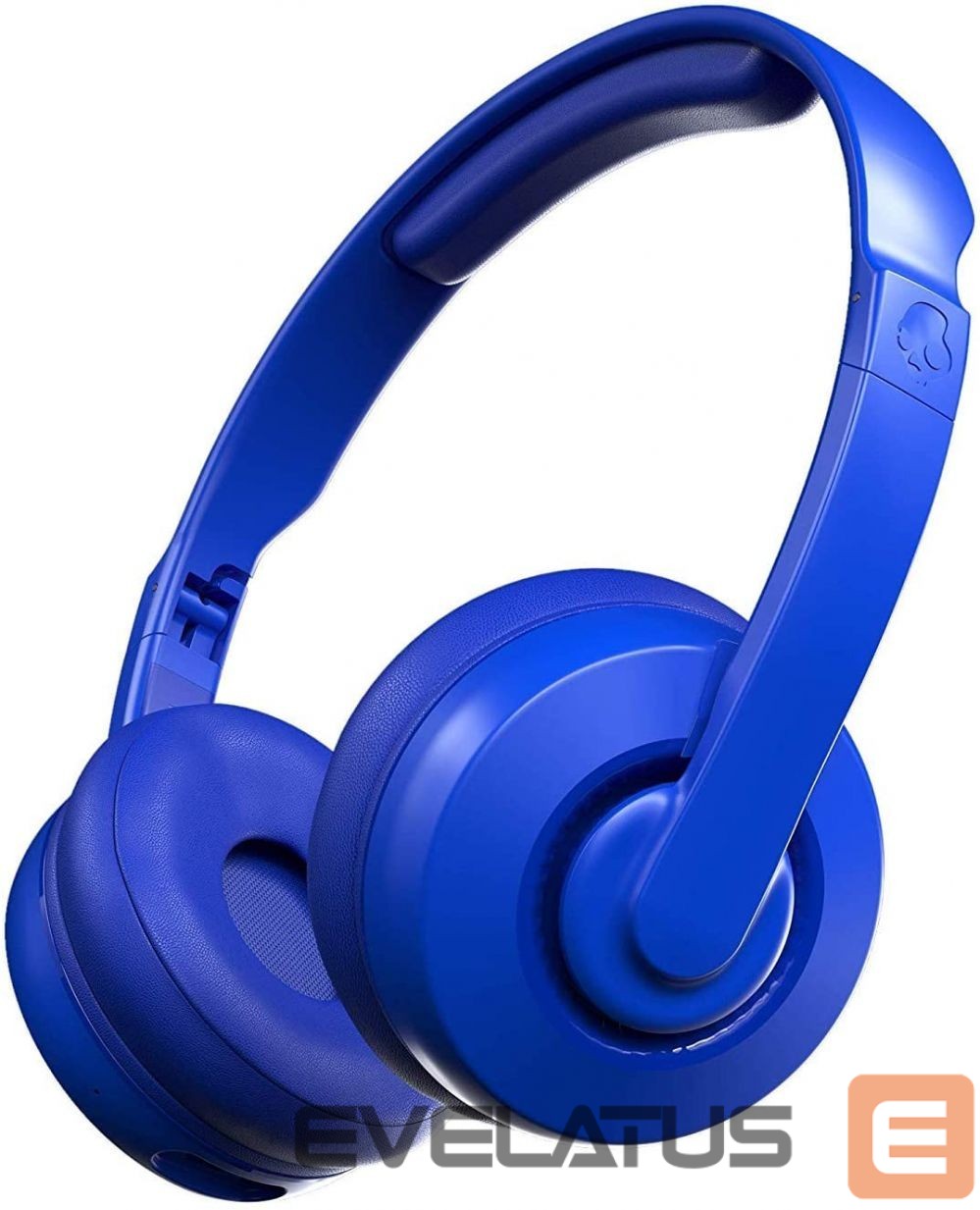 Bezvadu austiņas Skullcandy Wireless Headphones Cassette Wireless/Wired, On-Ear, Microphone, 3.5 mm, Bluetooth, Blue