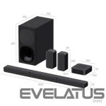Interaktīvs risinājums Sony  HT-S40R 5.1ch Home Cinema Soundbar with Wireless Rear Speakers 