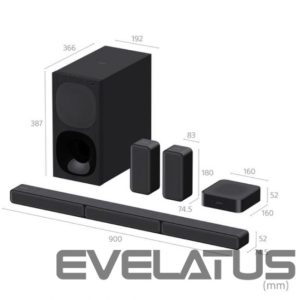 Interaktīvs risinājums Sony  HT-S40R 5.1ch Home Cinema Soundbar with Wireless Rear Speakers 
