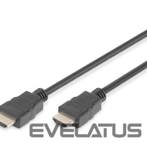 Monitoru piederums Digitus  High Speed HDMI Cable with Ethernet AK-330114-020-S Black, HDMI to HDMI, 2 m 