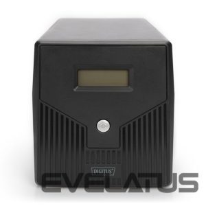 Serveri Digitus  Line-Interactive UPS DN-170075, 1500VA, 900W, 2x 12V/9Ah battery, 4x CEE 7/7 outlet, 2x RJ45, 1x USB 2.0 type B, 1x RS232, LCD, Simulated Sine Wave, 380x158x198mm, 10.1kg 