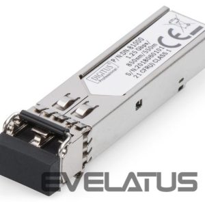 Serveru  - Citi piederumi Digitus  Mini SFP Module DN-81000 50-62.5/125 μm MMF (Multi-Mode Fiber), Multimode LC Duplex Connector, 1250 Mbit/s, Wavelength 850 nm, Maximum transfer distance 550 m 