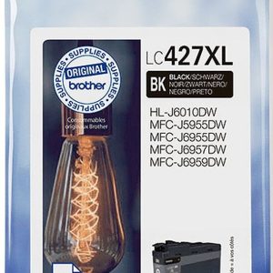 Aksesuāri un izejmateriāli Brother  LC427XLBK Ink Cartridge, Black 