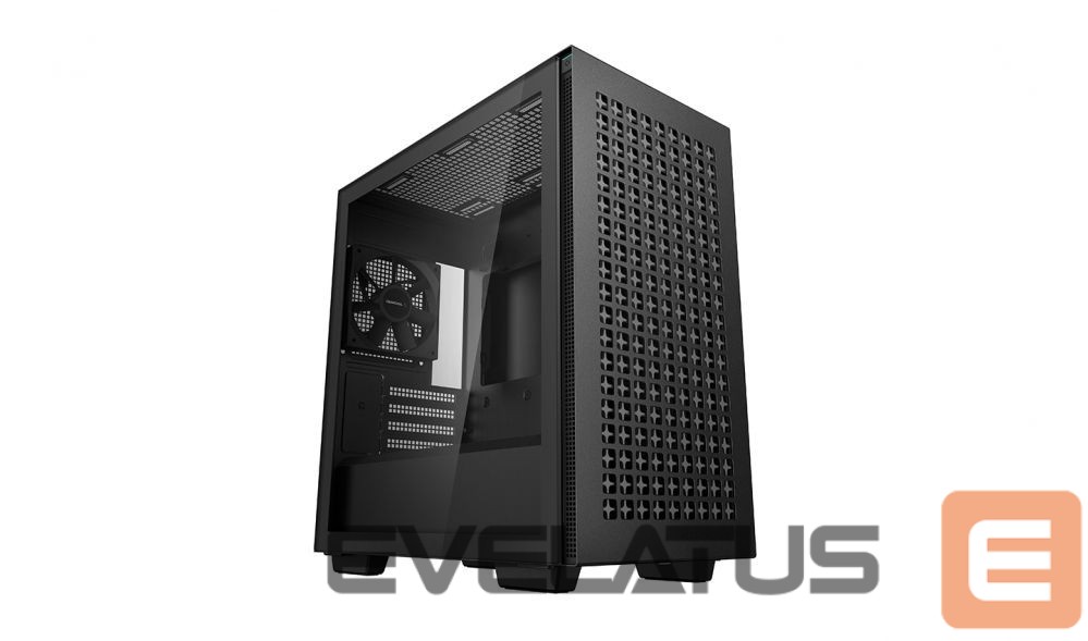 Datoru korpusi Deepcool CH370 Black, Micro ATX, Power supply included No