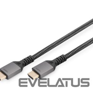 Monitoru piederums Digitus  8K PREMIUM HDMI 2.1 Connection Cable 	DB-330200-030-S Black, HDMI to HDMI, 3 m 