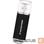 Zibatmiņa Silicon power  Ultima-II 8 GB, USB 2.0, Black 