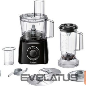 Mikseri un blenderi Bosch  Food processor MCM3201B  Black, 800 W, Number of speeds 2, 2,3 L, Ice crushing, Blender 