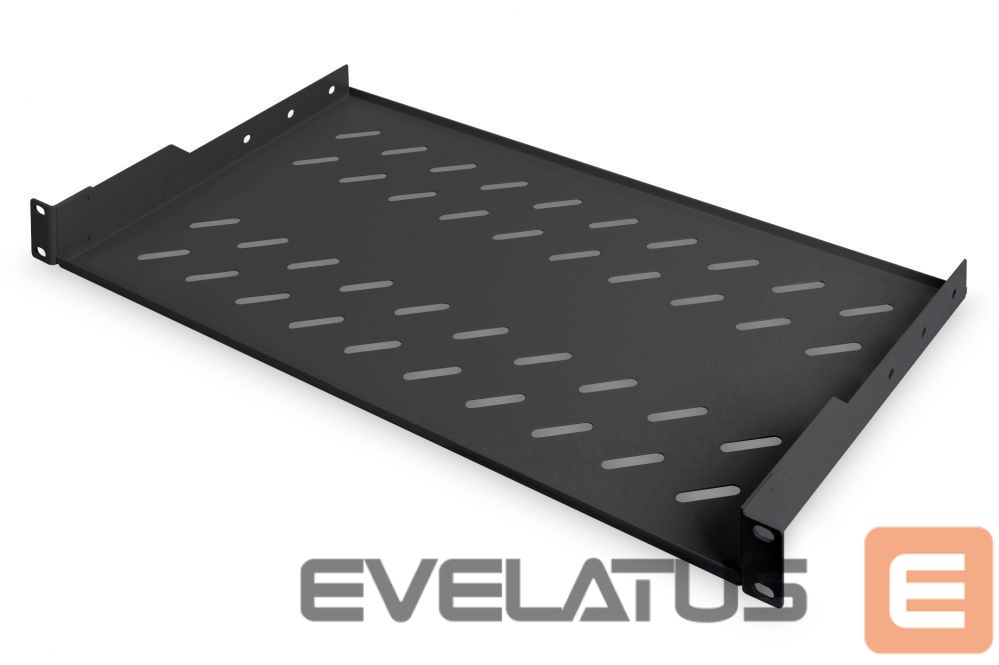 Citas preces Digitus Fixed Shelf for Racks DN-19 TRAY-1-SW Black