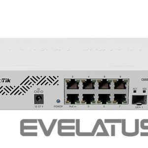 Serveru  - Citi piederumi Mikrotik  Cloud Router Switch CSS610-8G-2S+IN Web managed, Rackmountable, 1 Gbps (RJ-45) ports quantity 8, SFP+ ports quantity 2 