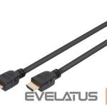 Monitoru piederums Digitus  Ultra High Speed HDMI Cable with Ethernet AK-330124-010-S Black, HDMI to HDMI, 1 m 