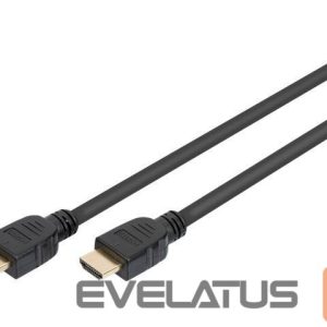 Monitoru piederums Digitus  Ultra High Speed HDMI Cable with Ethernet AK-330124-010-S Black, HDMI to HDMI, 1 m 