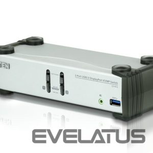Serveru  - Citi piederumi Aten  CS1912 2-Port USB 3.0 DisplayPort KVMP  Switch (Cables included) 