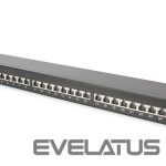 Parveidotājs Digitus  CAT 6A Patch Panel, RJ45, 8P8C, RJ45 shielding (Tinned bronze) 