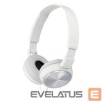 Bezvadu austiņas Sony  Foldable Headphones MDR-ZX310 Headband/On-Ear, White 