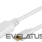 Monitoru piederums Goobay  Mini DisplayPort adapter cable 1.2 52858 1 m, Gold-Plated connectors 