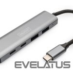 Kabelis Digitus  USB-C 4 Port HUB 2x USB-A + 2x USB-C Gen2 DA-70245 