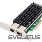 Parveidotājs Digitus  10Gbps Dual Port Ethernet Server adapter PCIe X8, Intel X540 BT2 DN-10163 
