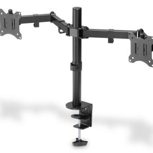 TV kronšteini Digitus  Dual Monitor Clamp Mount DA-90400 15-32 ", Maximum weight (capacity) 8 kg, Black 