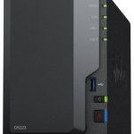 Zibatmiņa Synology  DS223 Up to 2 HDD/SSD Hot-Swap, RTD1619B, Processor frequency 1.7 GHz, 2 GB, DDR4, RAID  Basic, JBOD, RAID 0, RAID 1, 1x1GbE/3xUSB 3.2Gen1, 1x Fans 92 mm x 92 mm 
