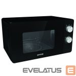 Mikroviļņu krāsns GORENJE  Microwave oven MO20E1B Free standing, 20 L, 800 W, Black 