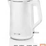Tējkanna GORENJE  Kettle K15DWW Electric, 2200 W, 1.5 L, Plastic + metal, 360° rotational base, White 