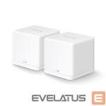 Rūteris MERCUSYS  AC1300 Whole Home Mesh Wi-Fi System Halo H30G (2-Pack) 802.11ac, 400+867 Mbit/s, Ethernet LAN (RJ-45) ports 2, Mesh Support Yes, MU-MiMO Yes, White 