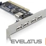 Cita datorprece Logilink  4+1-port USB 2.0 PCI 