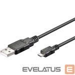 Kabelis Logilink  USB micro-B 180, 1.8m Micro-USB B, USB A, 1.8 m, Black 