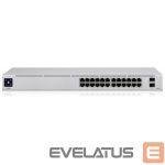 Serveru  - Citi piederumi UBIQUITI  Šakotuvas  Networks  USW-Pro-24-POE 24-port + 2xSFP+ 10 Gigabit Switch 16x PoE+ 8x POE++ 