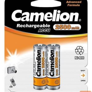 Cita datorprece Camelion  AA/HR6, 2500 mAh, Rechargeable Batteries Ni-MH, 2 pc(s) 