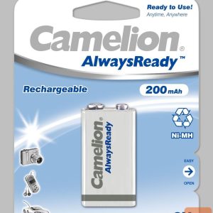 Cita datorprece Camelion  9V/6HR61, 200 mAh, AlwaysReady Rechargeable Batteries Ni-MH, 1 pc(s) 