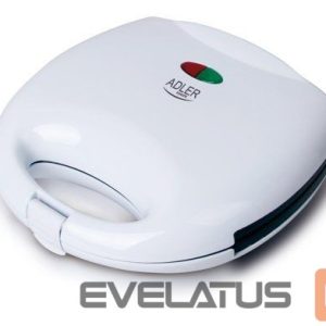 Tosters Adler  Sandwich maker AD 301 750  W, Number of plates 1, Number of pastry 2, White 